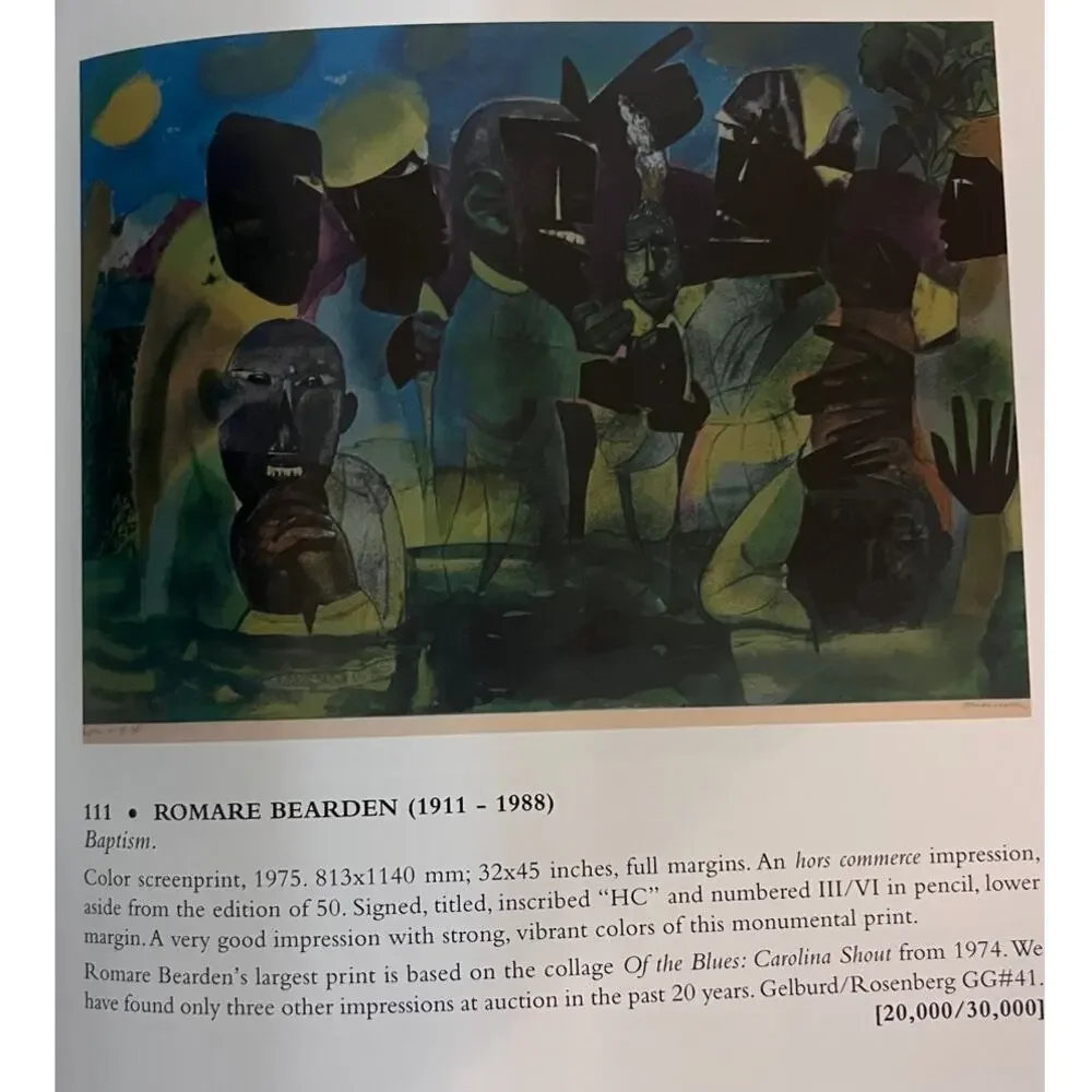 SWANN African American Fine Art Auction Catalog Oct 6 2011 Hale Woodruff Cover